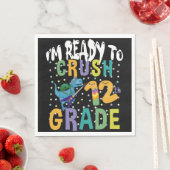 Zurück zur Schule Ich bin bereit, den 12. Grad Din Serviette (Beispiel)