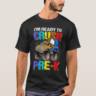 Zurück zur Schule Ich bin bereit, den Vorschul-Mon T-Shirt