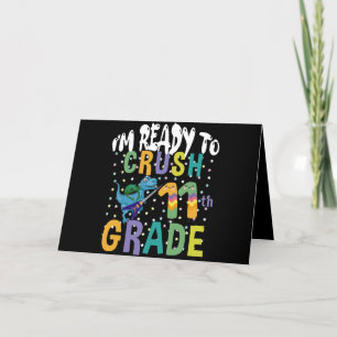 Zurück zur Schule Ich bin bereit, die 11. Klasse z Dankeskarte