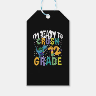 Zurück zur Schule Ich bin bereit, die 12. Klasse D Geschenkanhänger