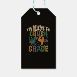Zurück zur Schule Ich bin bereit, die 4. Klasse Di Geschenkanhänger