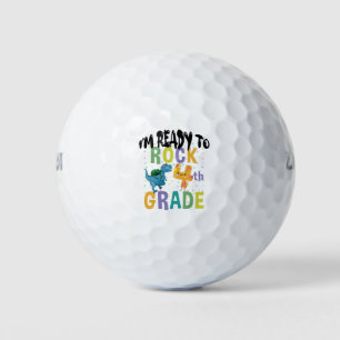 Zurück zur Schule Ich bin bereit, die 4. Klasse zu Golfball