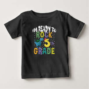 Zurück zur Schule Ich bin bereit, die 5. Klasse zu Baby T-shirt