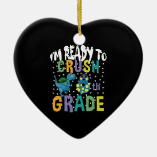 Zurück zur Schule Ich bin bereit, die 8. Klasse Di Keramik Ornament