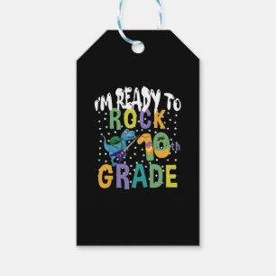 Zurück zur Schule Ich bin bereit zu rocken 10. Kla Geschenkanhänger