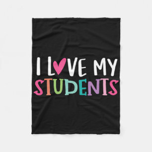 Zurück zur Schule Ich liebe meine Schüler Lehrerin Fleecedecke
