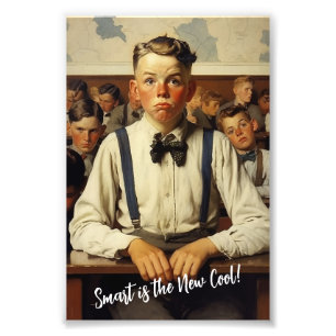 Zurück zur Schule im Stil von Norman Rockwell-Zeic Fotodruck