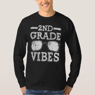 Zurück zur Schule in der zweiten Klasse Vibes Erst T-Shirt