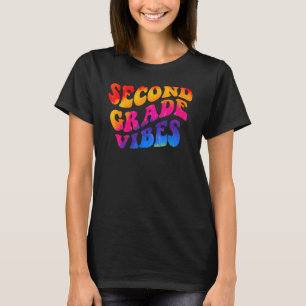 Zurück zur Schule in der zweiten Klasse Vibes Retr T-Shirt