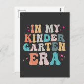 Zurück zur Schule in meinem Kindergarten-Zeitalter Postkarte (Vorne/Hinten)