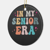 Zurück zur Schule in meinem Seniorallehrer Keramik Ornament (Links)