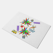 Zurück zur Schule ist Cool Door Mat Fußmatte (Schrägansicht)