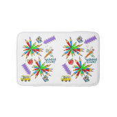 Zurück zur Schule ist Cool Dusche Mat Bad Badematte (Vorderseite)