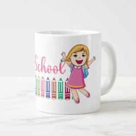 zurück zur Schule Jumbo-Tasse