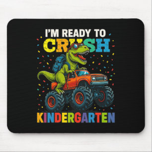 Zurück zur Schule Junge Dinosaurier Ich bin bereit Mousepad