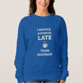 Zurück zur Schule | Kaffeeliebhaber-Design Sweatshirt