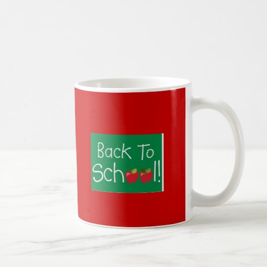 Zurück zur Schule Kaffeetasse (Rechts)