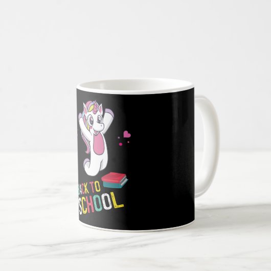 Zurück zur Schule Kaffeetasse (VorderseiteRechts)