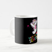 Zurück zur Schule Kaffeetasse (Vorderseite Links)