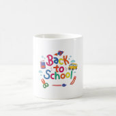 Zurück zur Schule Kaffeetasse (Mittel)