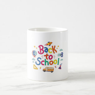 Zurück zur Schule Kaffeetasse