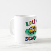 Zurück zur Schule Kaffeetasse (Vorderseite Links)