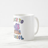 Zurück zur Schule Kaffeetasse (VorderseiteRechts)