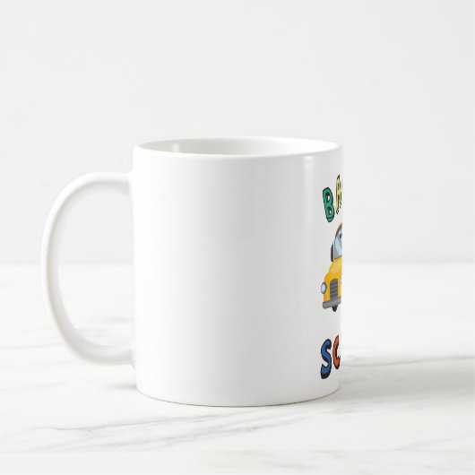 Zurück zur Schule Kaffeetasse (Links)