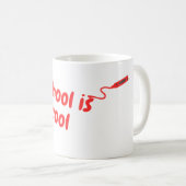 Zurück zur Schule Kaffeetasse (VorderseiteRechts)