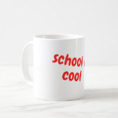 Zurück zur Schule Kaffeetasse (Vorderseite Links)