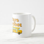 Zurück zur Schule Kaffeetasse (VorderseiteRechts)
