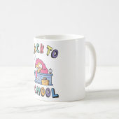 Zurück zur Schule Kaffeetasse (VorderseiteRechts)