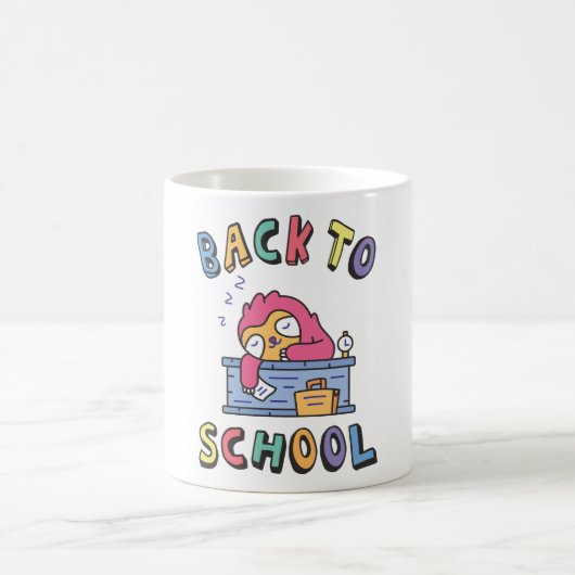Zurück zur Schule Kaffeetasse (Mittel)