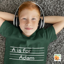 zurück zur Schule Kalkboard Personalisiert Alphabe