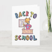 Zurück zur Schule Karte (Vorderseite)