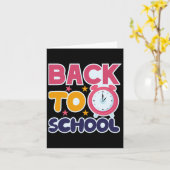 Zurück zur Schule Karte (Gelbe Blume)