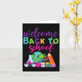 Zurück zur Schule Karte (Gelbe Blume)