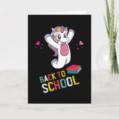 Zurück zur Schule Karte (Vorderseite)