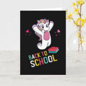 Zurück zur Schule Karte (Gelbe Blume)