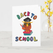 Zurück zur Schule Karte (Gelbe Blume)