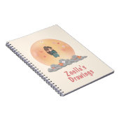 Zurück zur Schule Kawaii Anime Style Notizblock (Rechte Seite)