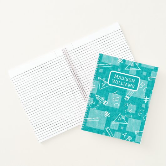 Zurück zur Schule Kids SpiralNotebook Notizblock (Innenseite)