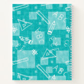 Zurück zur Schule Kids SpiralNotebook Notizblock (Rückseite)