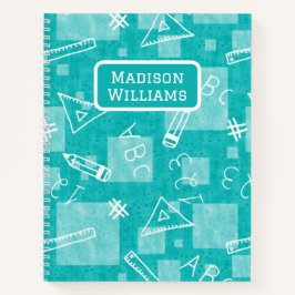 Zurück zur Schule Kids SpiralNotebook Notizblock