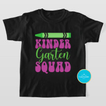 Zurück zur Schule Kinder Kindergarten Squad T - Sh