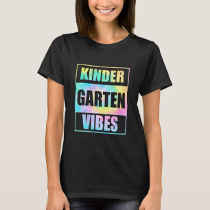 Zurück zur Schule Kindergarten Stimmung Tie Dye Er T-Shirt