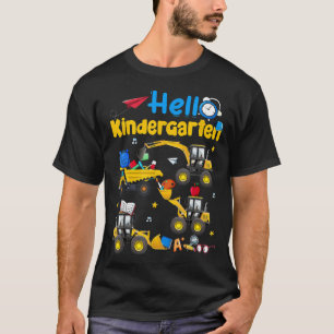 Zurück zur Schule Kindergarten Truck Constructi T-Shirt