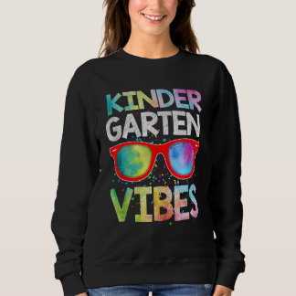 Zurück zur Schule Kindergarten Vibes 1. Tageslehre Sweatshirt