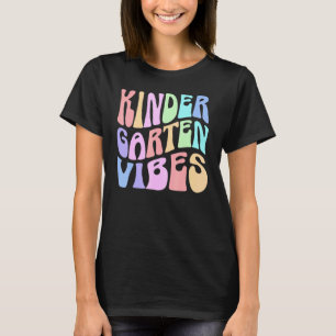 Zurück zur Schule Kindergarten Vibes Erste-Tag-Leh T-Shirt