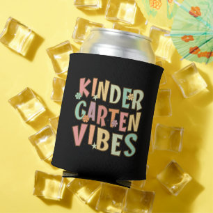 Zurück zur Schule Kindergarten Vibes Retro Teacher Dosenkühler